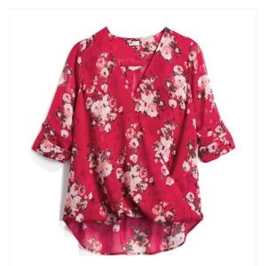 Jenalee Surplice Blouse by Kut from the Kloth